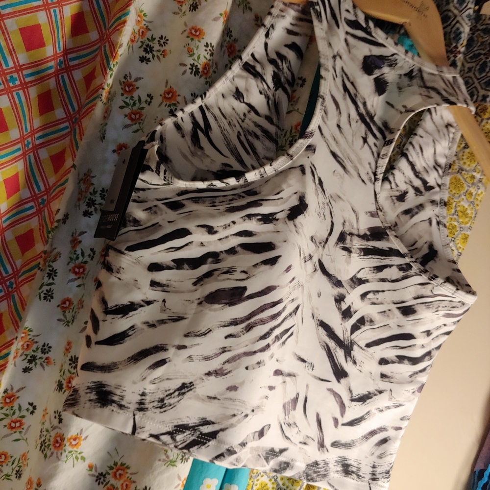 Marika crop top twist front workout sports bra yoga spin class marble crop top - Picture 6 of 12